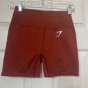 Gymshark Vital Seamless 2.0 Shorts, Size XS, Orange Marl, Like New